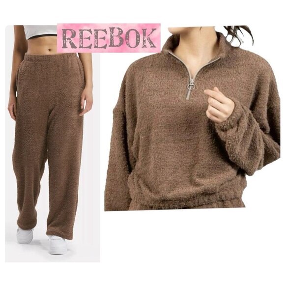Reebok Size 2XL Wardrobe Essentials Cropped Cozy 2 Piece Set. New With Tags - Picture 1 of 5